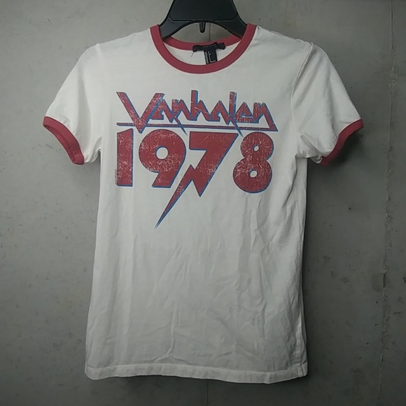 Forever 21 Tops - Forever 21 | Van Halen Vintage Styled White Tee